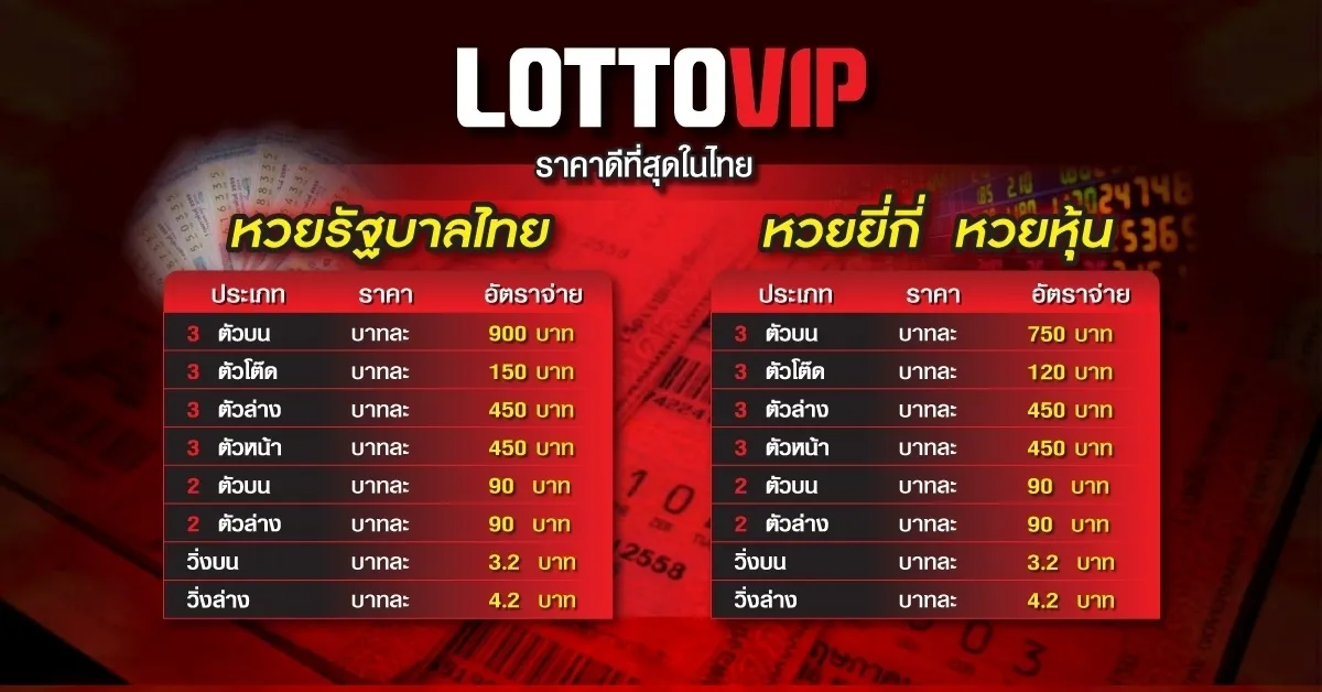 lottovip BY หวย ยี่ กี lottovip huay